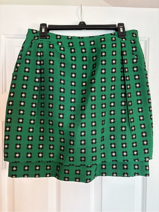 HD in Paris Dresses & Skirts - HD in Paris Anthropologie Green Floral Jacquard Skirt Size 10